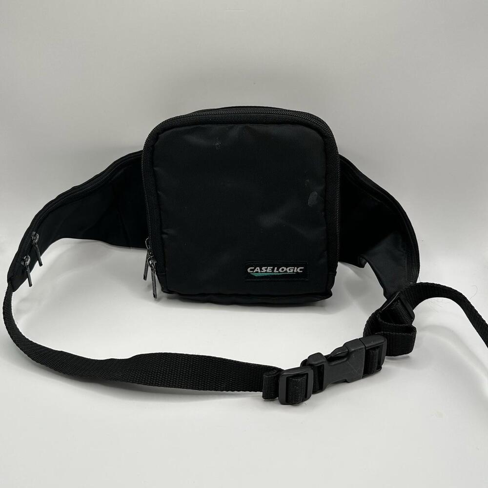 Vintage CASE LOGIC CD Discman Fanny Pack with Cover Portable Holder Weatherproof